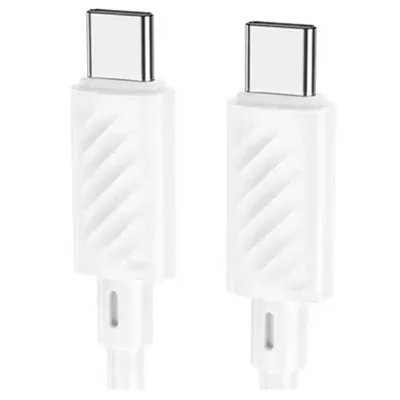 Câble Hoco Gratifed X88 USB-C vers USB-C 60W – Tressé Renforcé – 1m