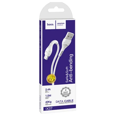 Câble Hoco Cool Power X37 USB-A vers Micro-USB – Charge & Données – 1m