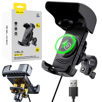 Support Téléphone Vélo Blavec BVC-01 Antichoc – Charge 15W