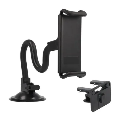 Support téléphone voiture flexible 27 cm Vennus – Ventouse et grille d’aération