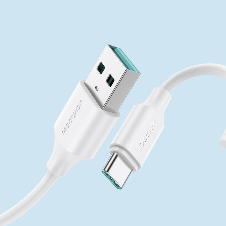Câble de charge Joyroom Series A9 Blanc 2m - USB-A vers USB-C 3A - Référence DC-JR-A9-2M-WH Câble Joyroom Long-Lasting Series A9 USB-A/USB-C 3A 1m - Blanc