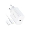 Chargeur Secteur Forcell 20W avec Câble Lightning pour iPhone