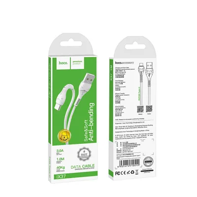 Câble Hoco Cool Power X37 USB-A vers USB-C - Charge & Données - 1m