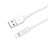 Câble Hoco Soarer X25 USB-A vers Lightning Blanc 1m