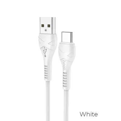 Câble Hoco Cool Power X37 USB-A vers USB-C Blanc