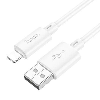 Câble Hoco Gratifed X88 USB-A vers Lightning 2.4A - Tressé Renforcé - 1m
