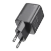 Chargeur USB-C 20W PD Hoco N40 Compact – Sans Câble – Noir – vue 2
