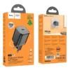 Chargeur USB-C 20W PD Hoco N40 Compact – Sans Câble – Noir – vue 4