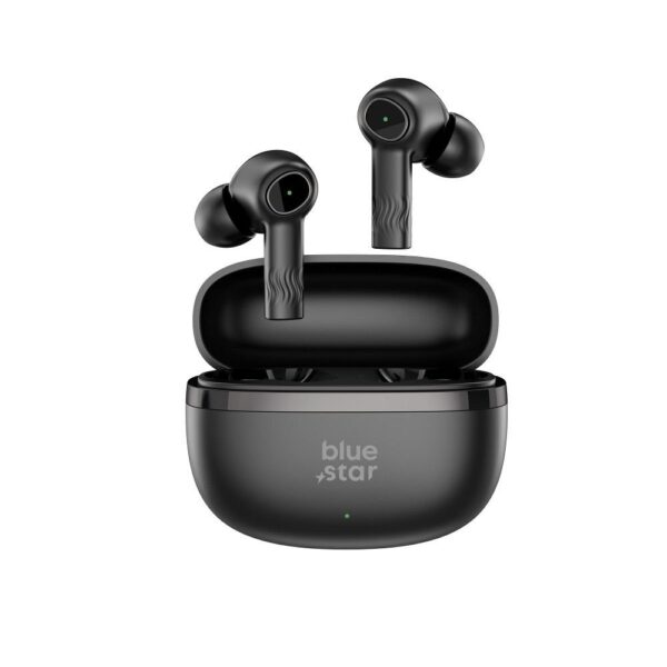 Écouteurs Sans Fil ANC Blue Star AC20E Résistants – IPX4, Étui de Charge – Noir