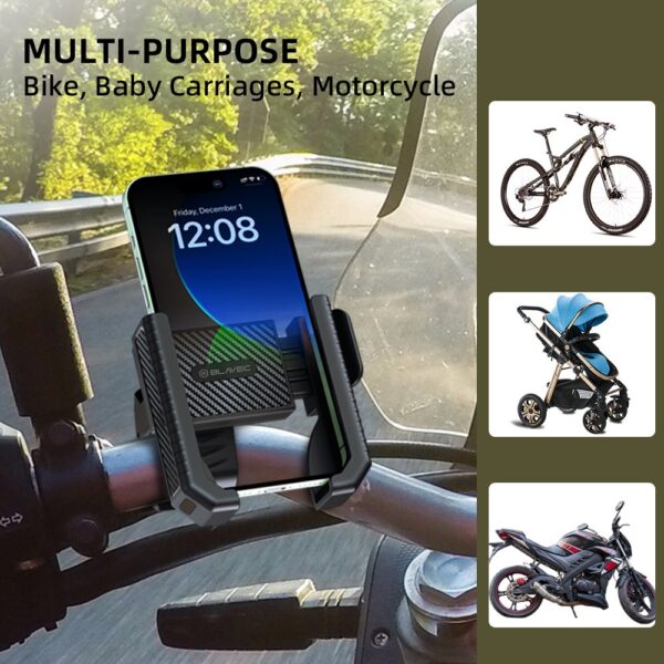 Support Smartphone Guidon Vélo Blavec BV-01 Solide – Noir Support Smartphone Guidon Vélo Blavec BV-01 Solide – Noir – vue 6