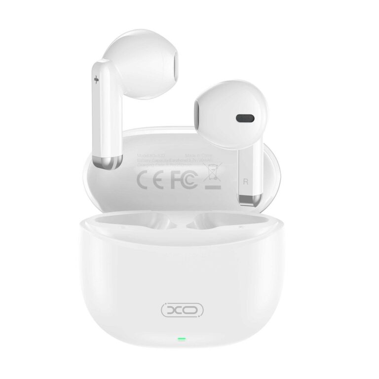 Écouteurs Bluetooth sans fil XO X33 – TWS Bluetooth 5.3, micro – Blanc