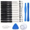 Kit outils réparation smartphone 17 pièces – Tournevis de précision, ventouse
