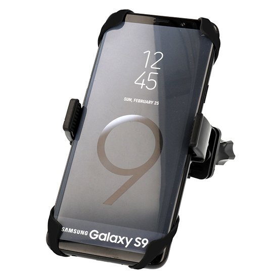 Support téléphone vélo universel – Fixation guidon, filet silicone – Noir