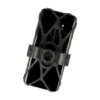 Support téléphone vélo universel – Fixation guidon, filet silicone – Noir – vue 3