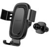 Support téléphone voiture à gravité Borofone BH129 – Grille d’aération – Noir – vue 4