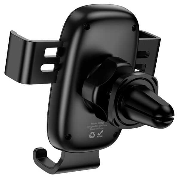 Support téléphone voiture à gravité Borofone BH129 – Grille d’aération – Noir – vue 5