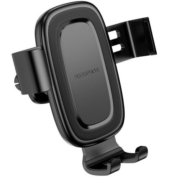 Support téléphone voiture à gravité Borofone BH129 – Grille d’aération – Noir – vue 6
