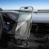 Support téléphone voiture à gravité Borofone BH129 – Grille d’aération – Noir – vue 2