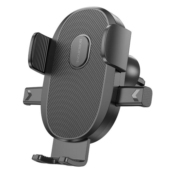 Support téléphone grille d’aération Borofone BH92 Grand – 4,5 à 7″ – Noir