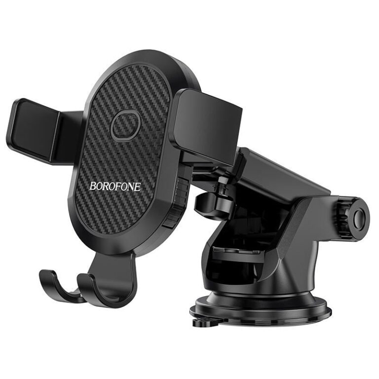 Support téléphone voiture ventouse Borofone BH39 – Bras télescopique – Noir